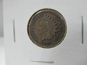 1863 Indian Head Penny