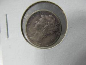 1945 Micro S Mercury Dime E.F.