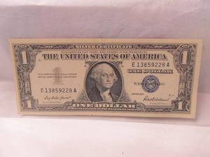 1957 U.C One Dollar Silver Certificate