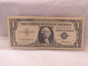 1957 U.C One Dollar Silver Certificate