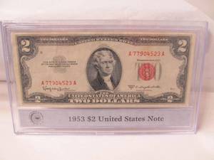 1953C Two Dollar Read Seal Note