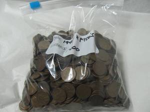 1940s and 1950s Wheat Pennies