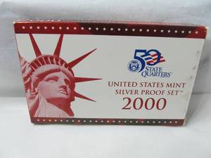 2000 Silver Coin Proof Set