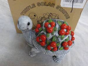 Solar Turlte Resin Statue...