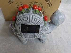 Solar Turlte Resin Statue...