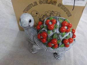 Solar Turlte Resin Statue...
