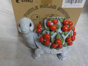 Solar Turlte Resin Statue...