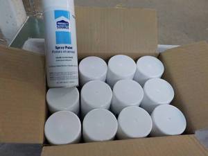 12 cans Project Source Gloss White ...