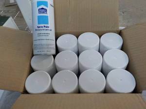 12 cans Project Source Gloss White ...