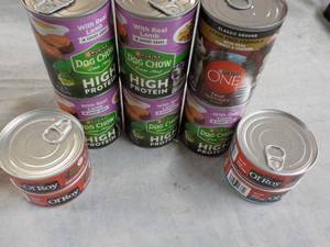 Variety of Dog Food...