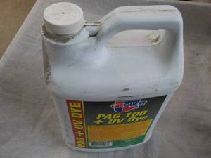Gallon Jug Car Quest PAG and UV DYE...