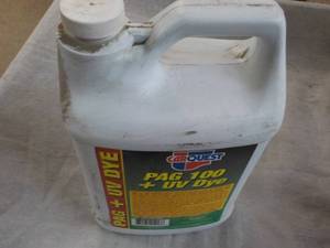 Gallon Jug Car Quest PAG and UV DYE...