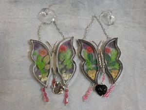 2 Butterfly Window Hanging Dcor...