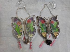 2 Butterfly Window Hanging Dcor...