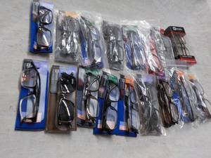 20 pair Reading Glasses- various st...