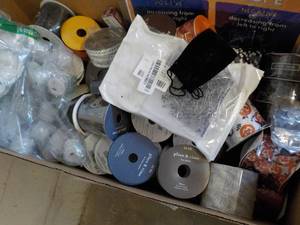 Box of Ribbon and Tealights...