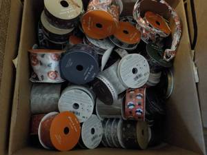 Box of Ribbon- various sizes and Le...
