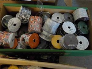 Box of Ribbon- various sizes and Le...