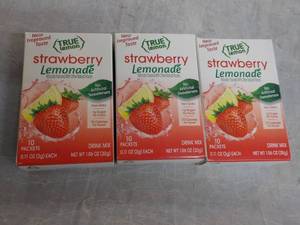 30 Packets Strawberry Lemonade Drin...