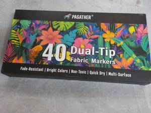 PAGATHER 40 Dual Tip Fabric Markers...