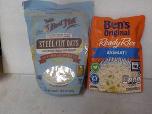 Steel Cut Oats and Basmati Rice...