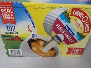 192 Land O Lakes Half and Half Crea...