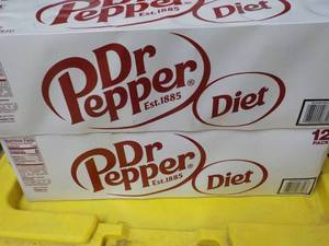 2 Diet Dr. Pepper 12 packs...