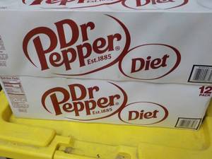 2 Diet Dr. Pepper 12 packs...