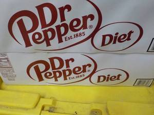 2 Diet Dr. Pepper 12 packs...