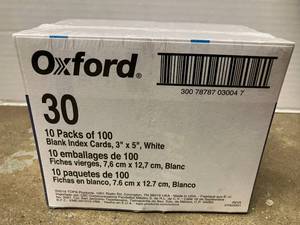 Bulk 3 x 5 Index Cards