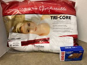 Tri-Core Pillow and Band-Aids