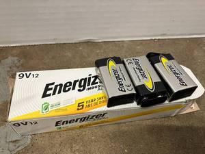 Energizer Industrial 9-Volt Batteries