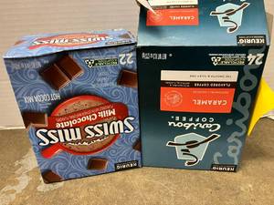 Swiss Miss and Caribou Caramel K-Cups