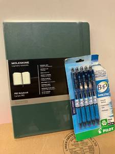 Moleskine Legendary PRO Notebook and B2P Pens