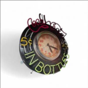 Vintage Coca-Cola Neon Sign with Clock