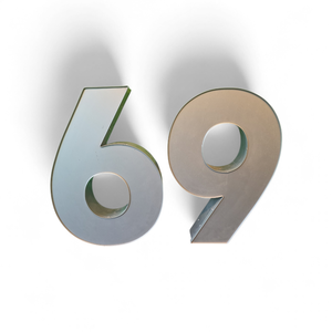 69 Metal Sign from Sexworld