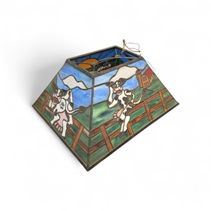 Sexworld Custom Cow Stained Glass Light