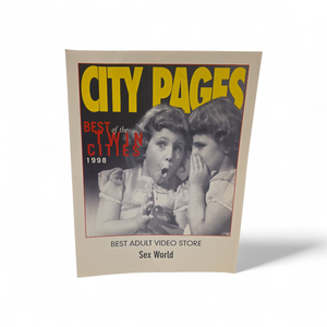 City Pages Official Best Of Sexworld Award 1998 Historic