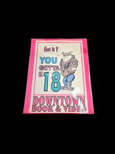 Vintage Sexworld Downtown Video Sign