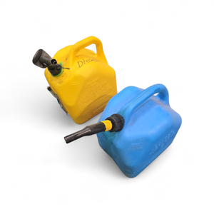 2 Five Gallon Gas Tanks  Cans