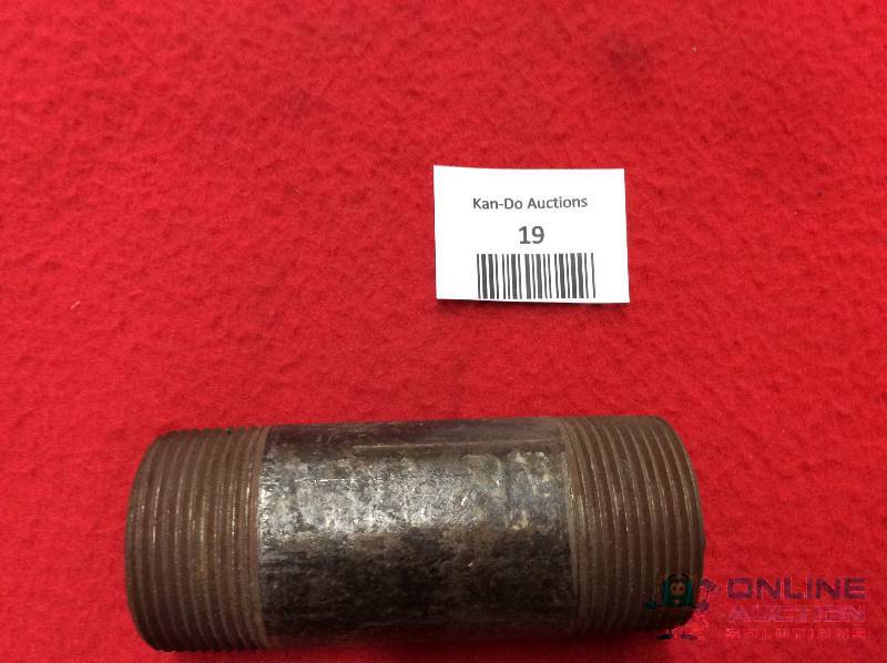 (QTY 12) 1 14 x 4 BLK Steel nipple