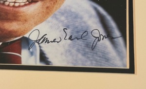 James Earl Jones Autograph Custom Framed and Matted 11x14" Piece