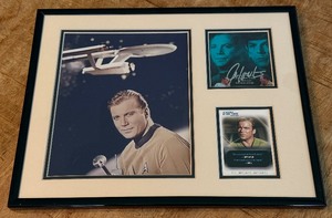 William Shattner Autograph Custom Framed and Matted 11x14 Piece