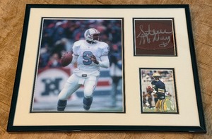 Steve McNair Autograph Custom Framed and Matted 11x14 Piece
