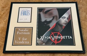 Natalie Portman Autograph Custom Framed and Matted 11x14 Piece
