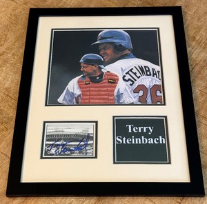 Terry Steinbach Autograph Custom Framed and Matted 11x14 Piece