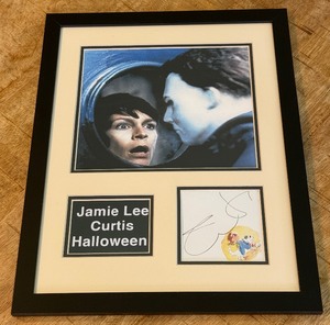 Jamie Lee Curtis  Autograph Custom Framed and Matted 11x14 Piece