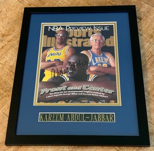 Kareem Abdul-Jabbar Autograph Custom Framed and Matted 11x14 Piece