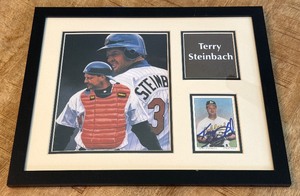 Terry Steinbach Autograph Custom Framed and Matted 11x14 Piece
