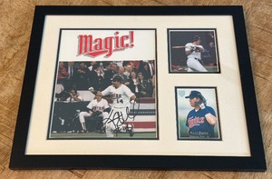 Kent Hrbek Autograph Custom Framed and Matted 11x14 Piece